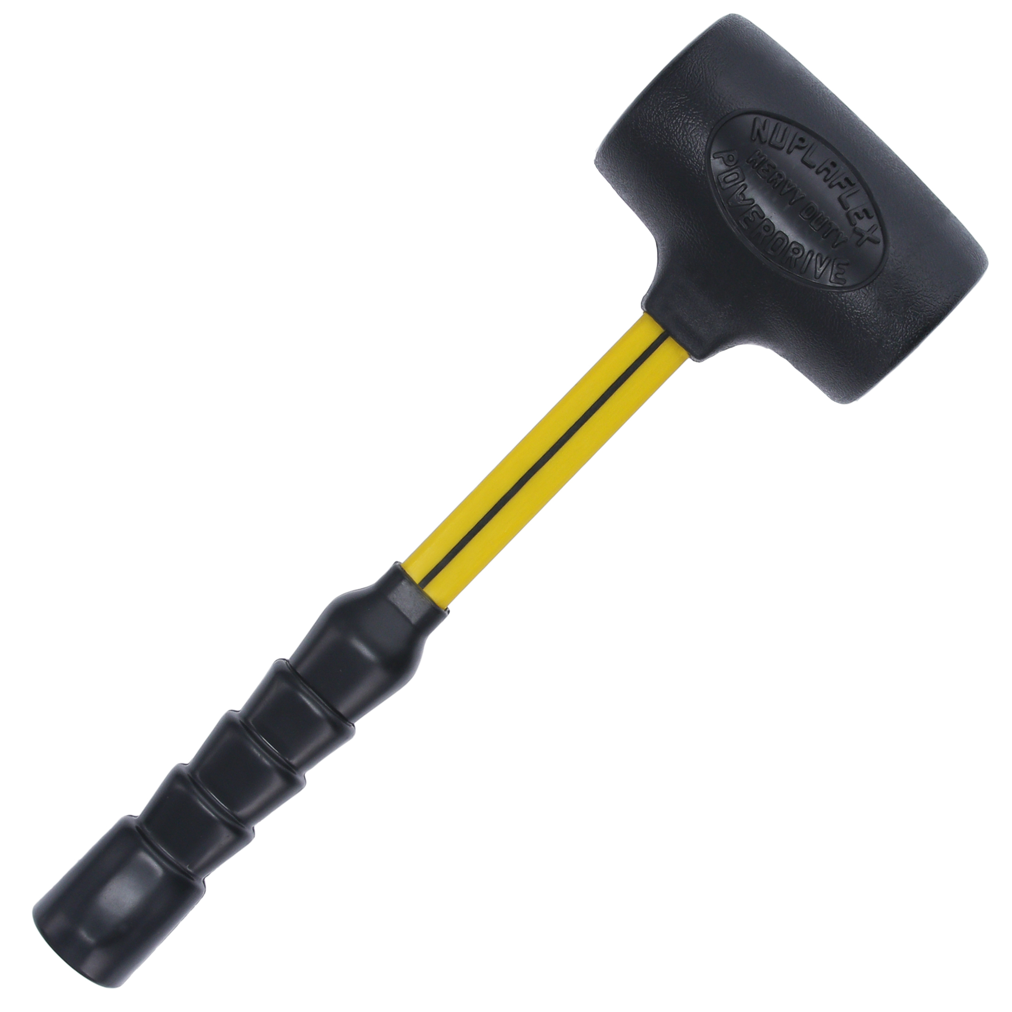 Nupla Power Drive Dead Blow Hammer — 3 Lb., Non-Marring, 14.5in. Fiberglass Handle, Non-Slip Grip, Model# 75.10-035